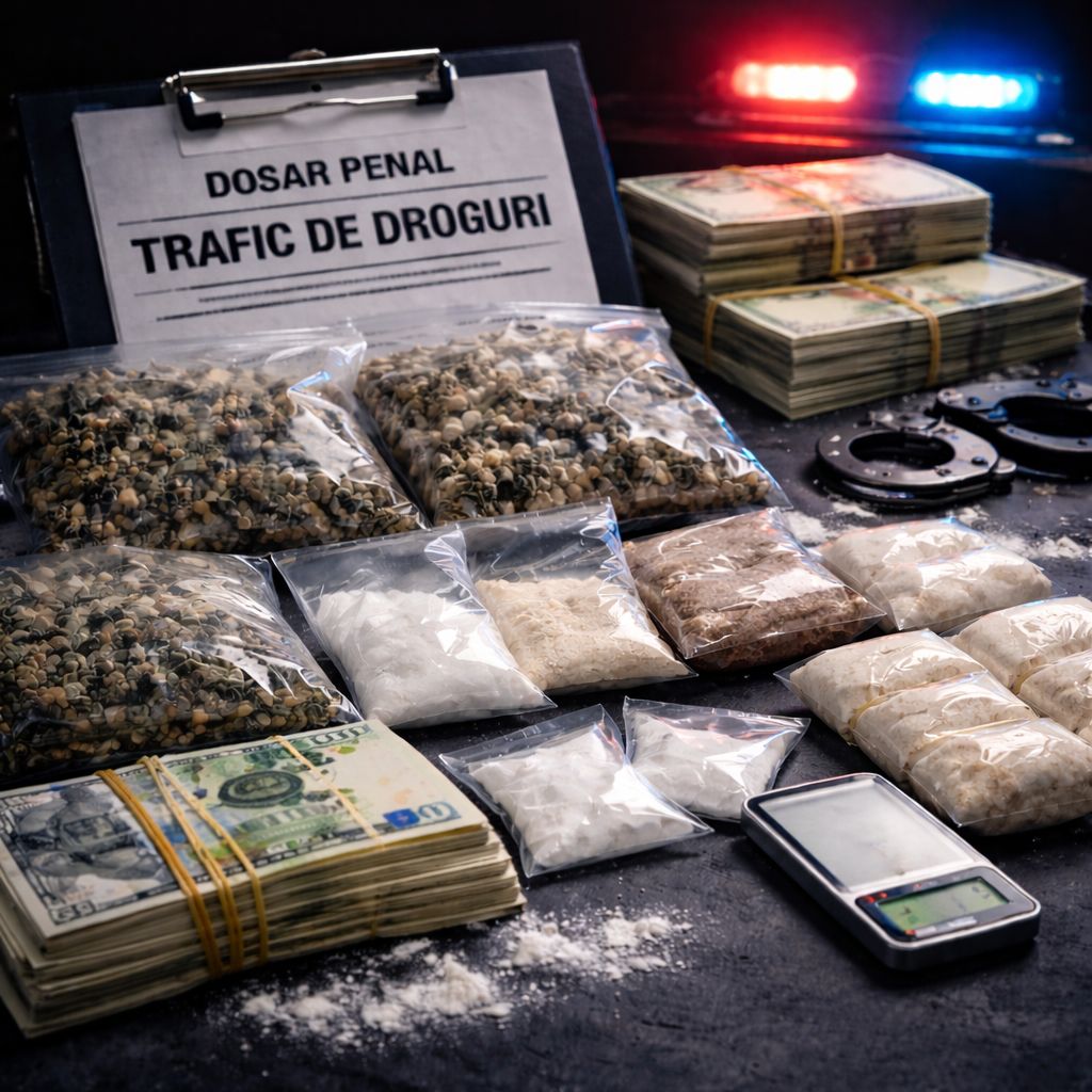 Dosar penal trafic de droguri